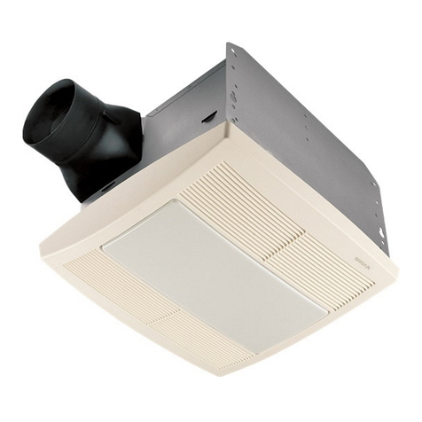 Broan QTR080L User manual