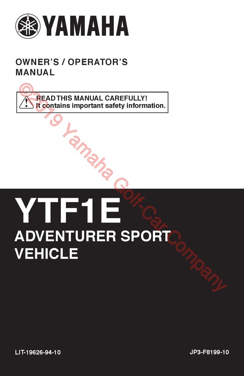 Yamaha YTF1E Owner's/operator's manual