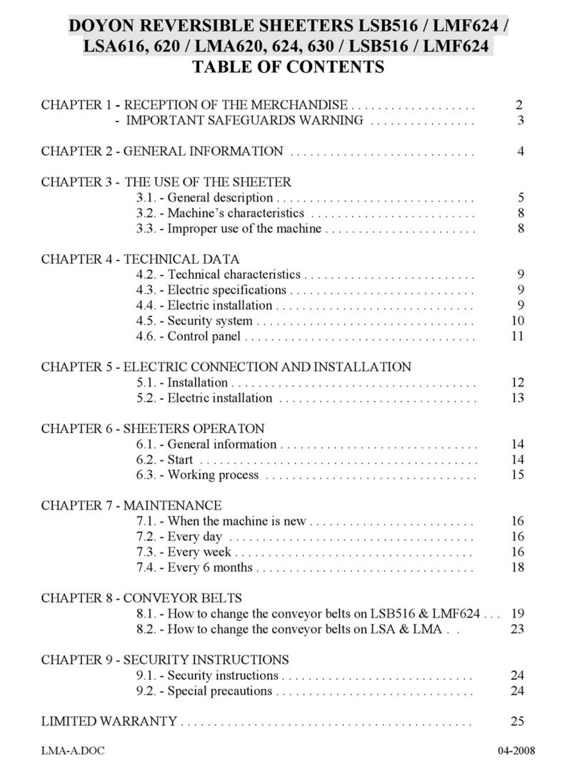 Doyon LSB516 manual