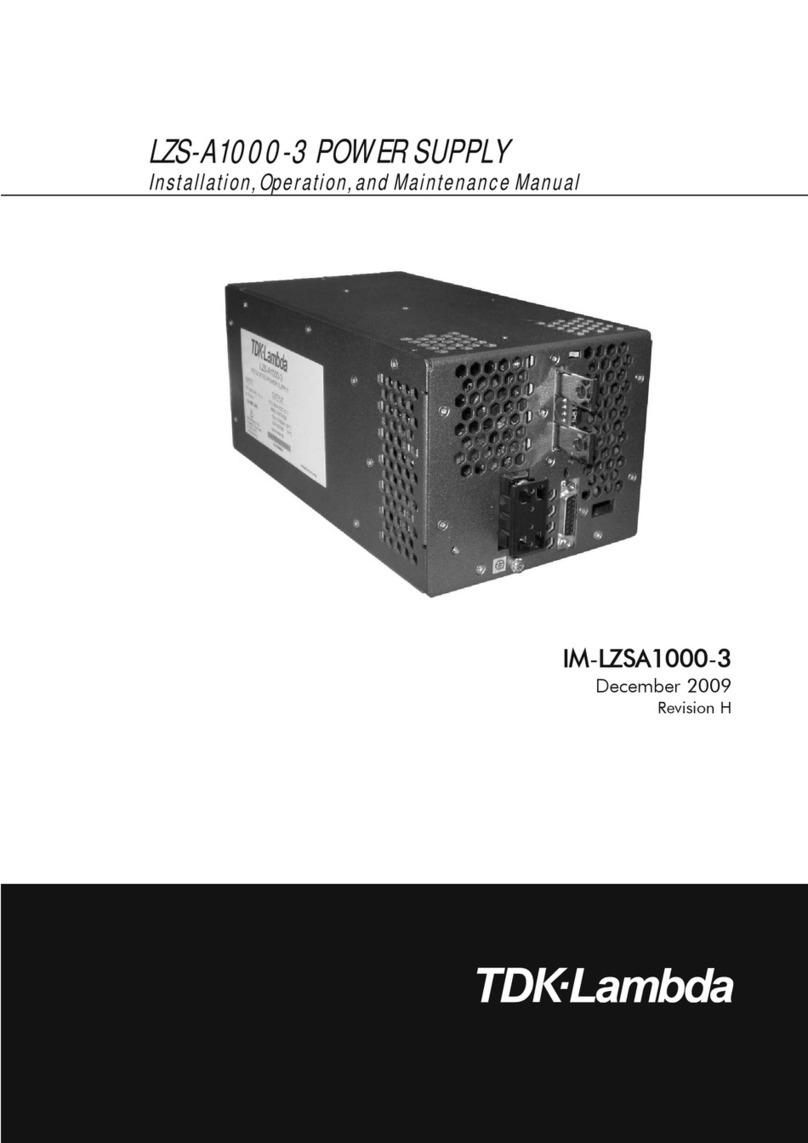 TDK-Lambda LZS-A1000-3 User manual