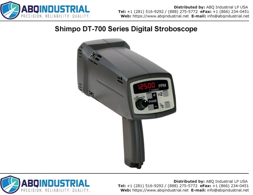 ABQINDUSTRIAL Shimpo DT-700 Series instruction manual
