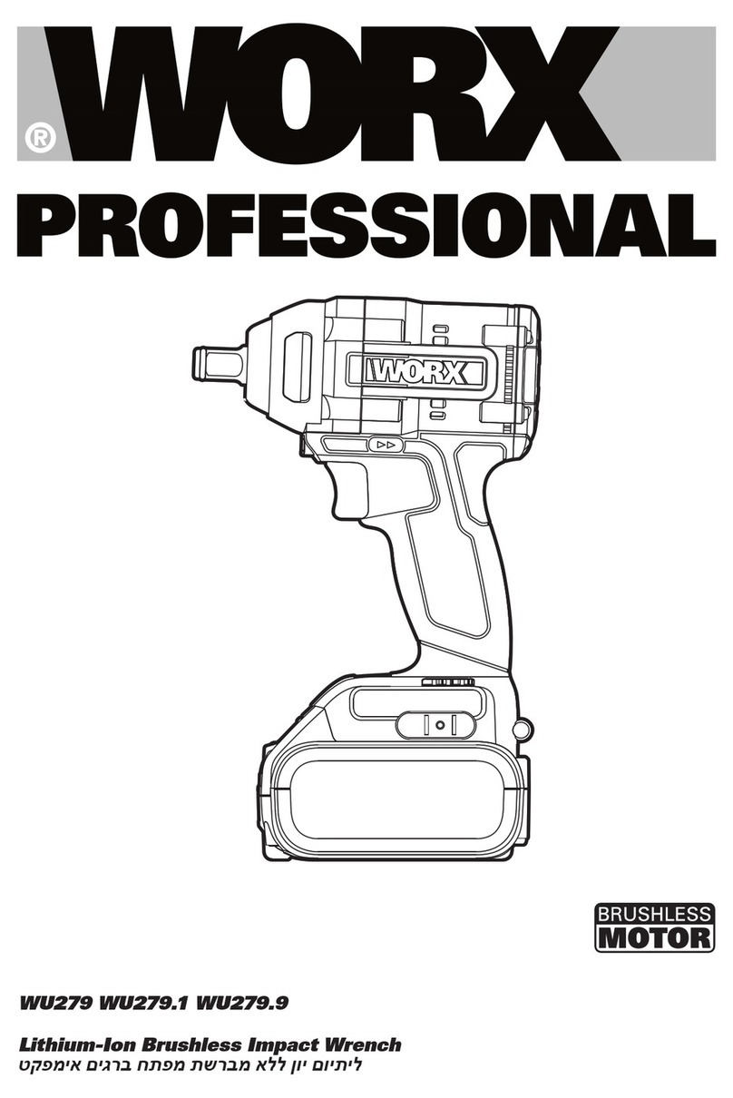 Worx Professional WU279 manual