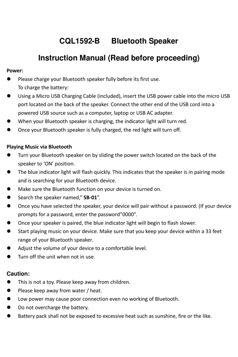 Conquer CQL1592-B instruction manual