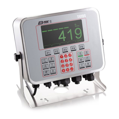 BTEK T419S User instructions