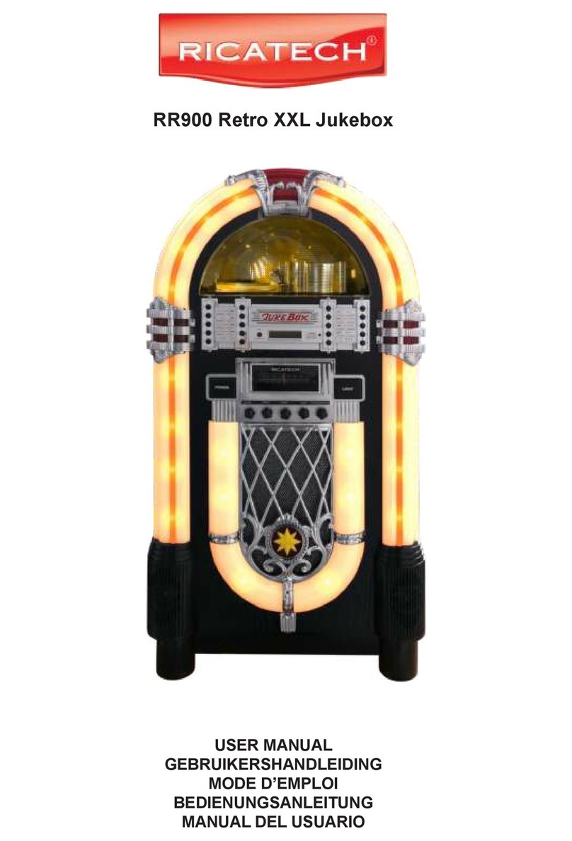 Ricatech RR900 Retro XXL user manual