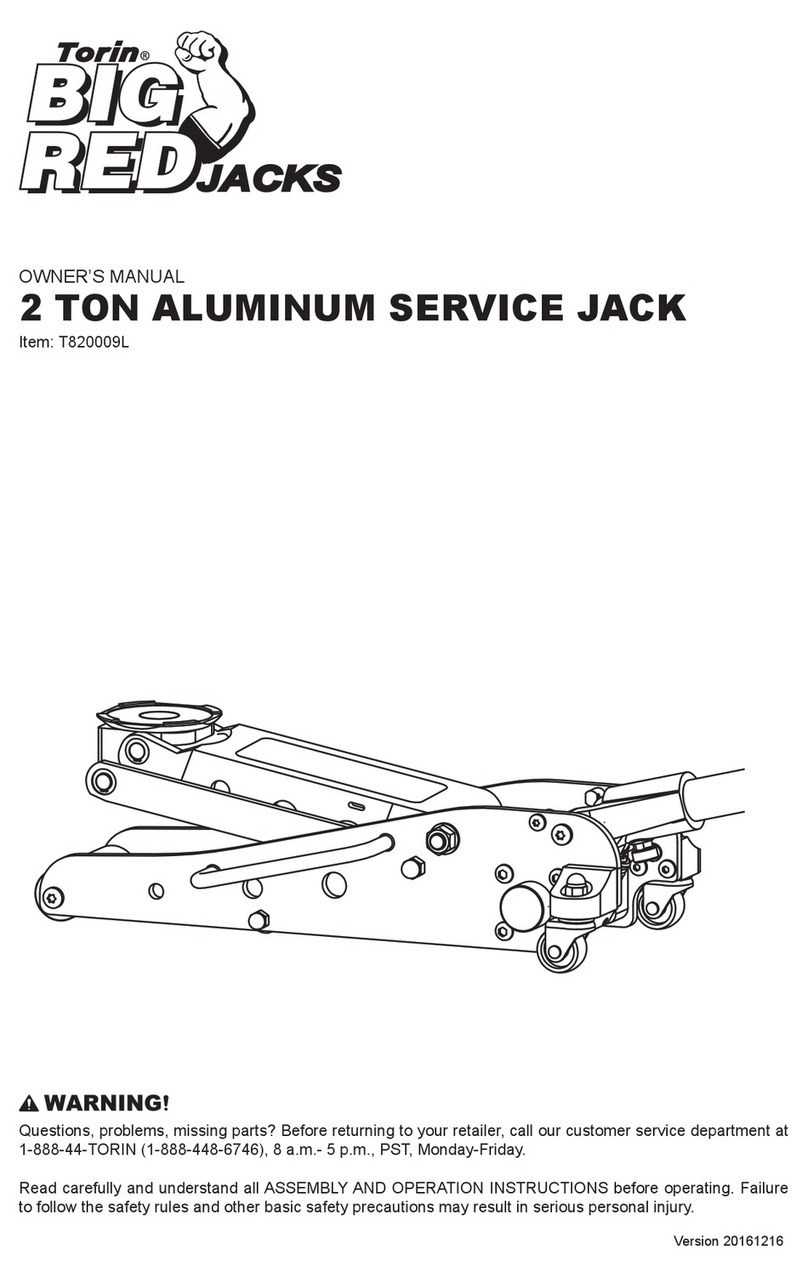 Torin BIG RED T820009L owner's manual