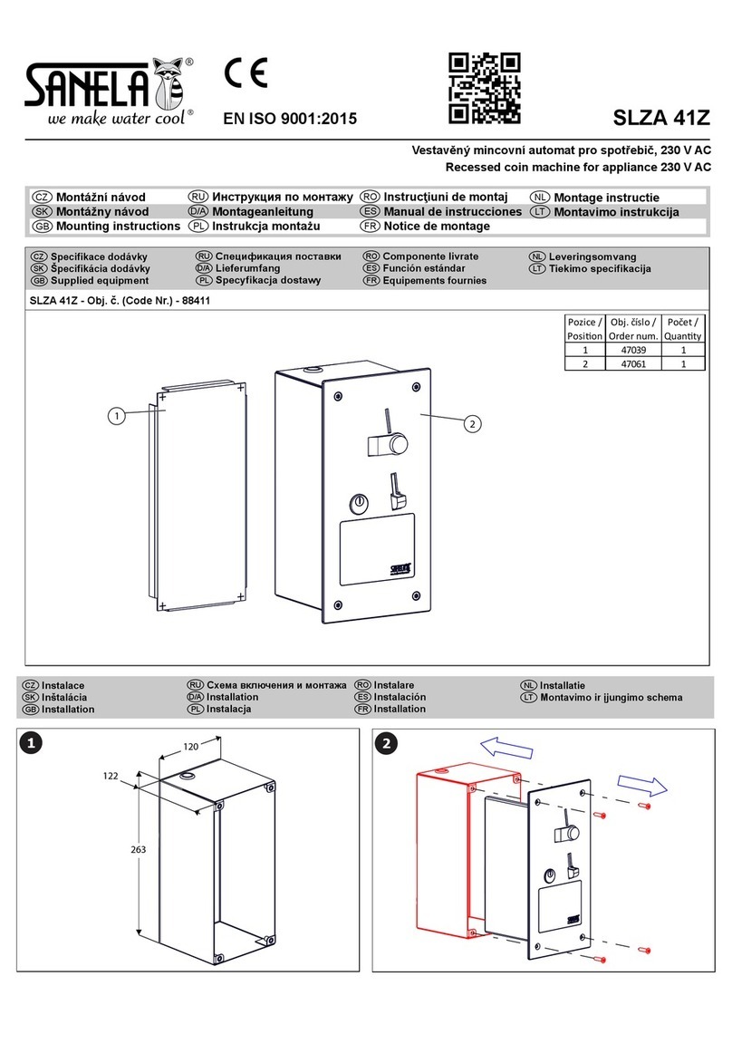 Sanela 88411 Mounting instructions