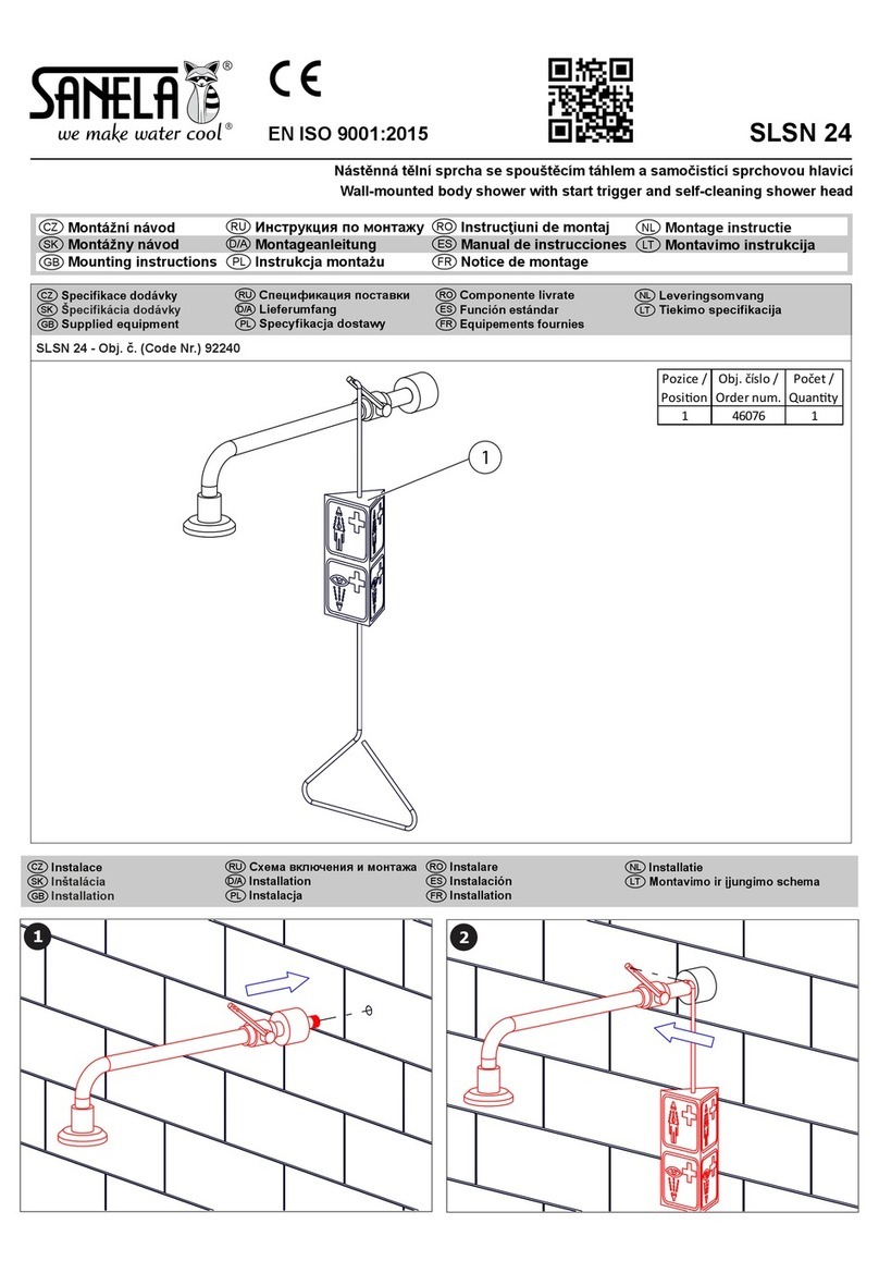 Sanela SLSN 24 Mounting instructions