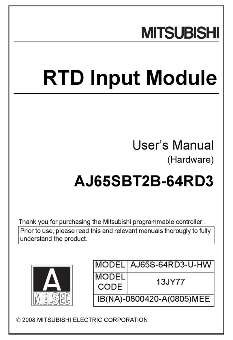 Mitsubishi AJ65SBT2B-64RD3 User manual