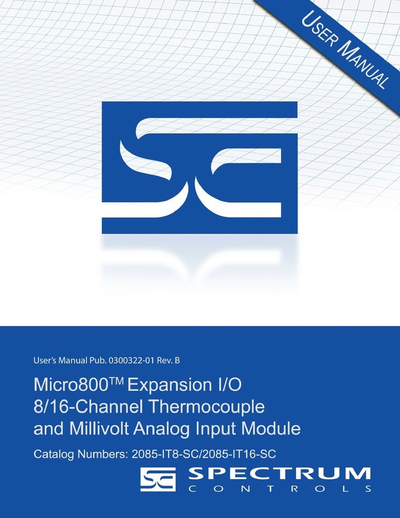 Spectrum Controls Micro800 2085-IF16C-SC user manual