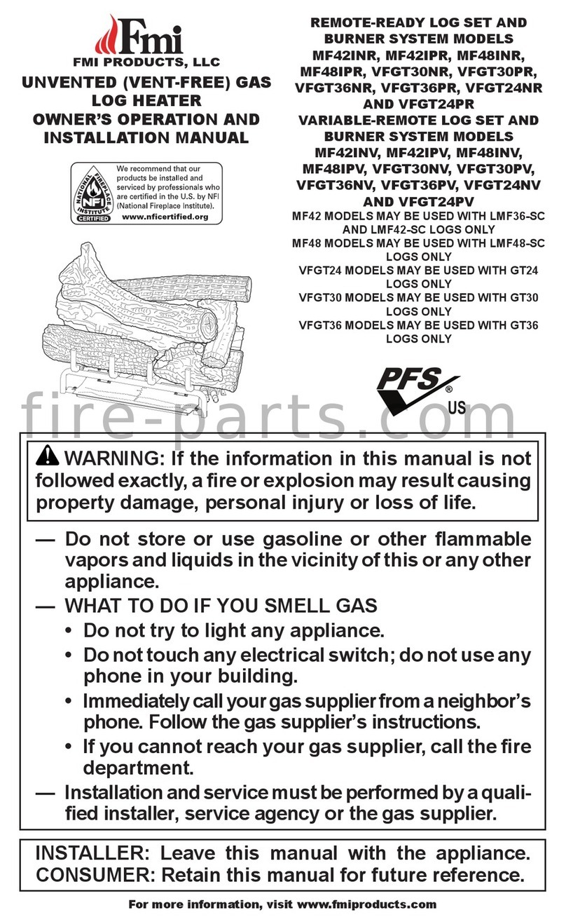 FMI MF42IPR OWNER'S OPERATION AND INSTALLATION MANUAL FMI MF42IPR OWNER'S OPERATION AND INSTALLATION MANUAL