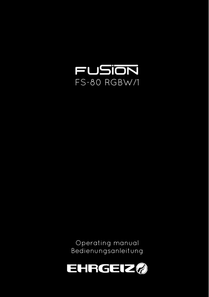 Ehrgeiz Fusion FS-80 RGBW/1 operating manual