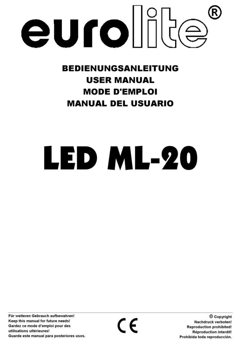 EuroLite LED ML-20 User manual