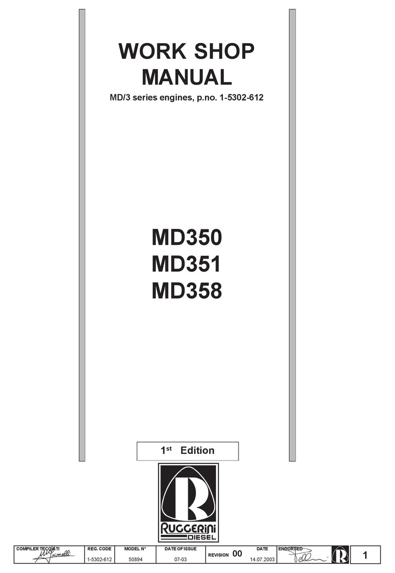 Ruggerini MD/3 Series Workshop manual