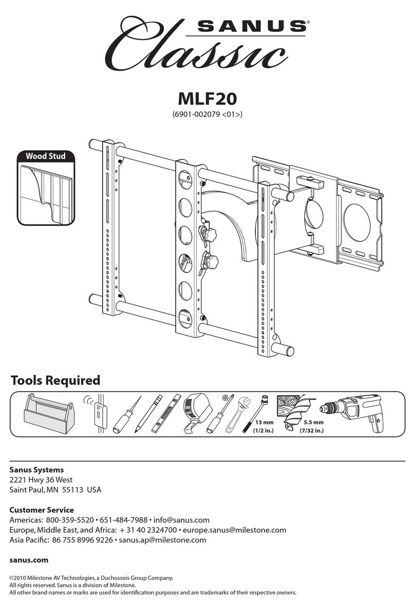Sanus Classic MLF20 manual