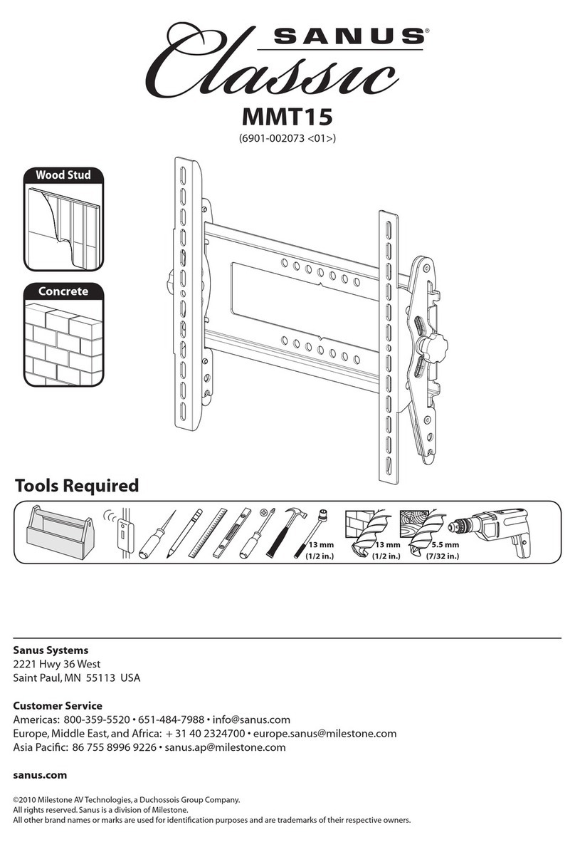 Sanus Classic MMT15 manual