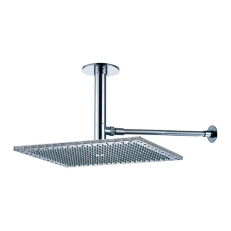 Bossini Soffioni DREAM H36 Series INSTALLATION AND CARE INSTRUCTIONS
