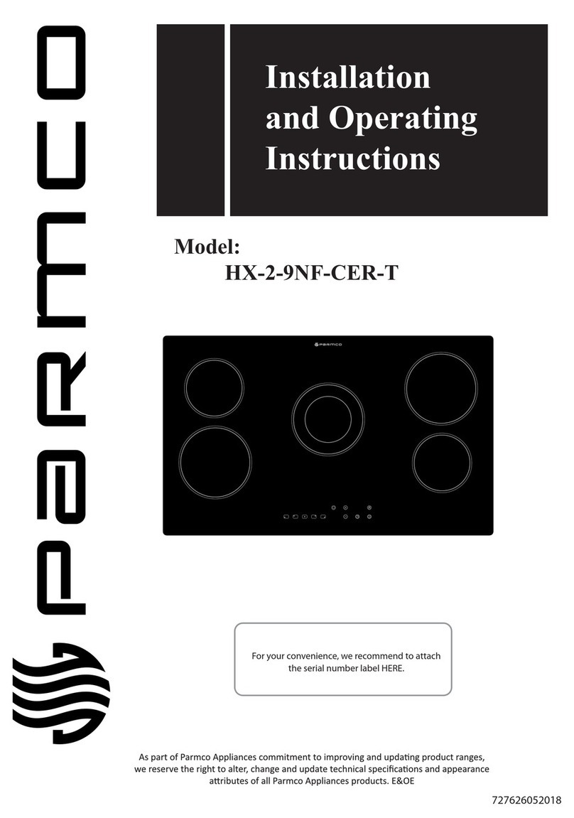 Parmco HX-2-9NF-CER-T User manual