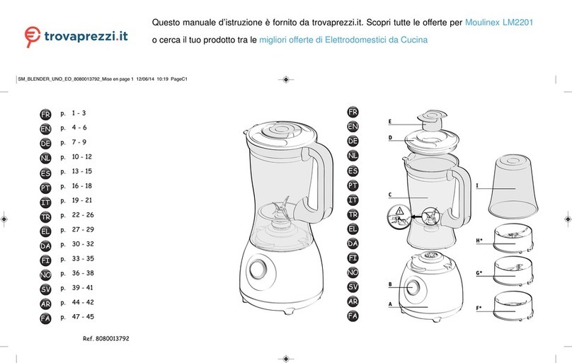 Moulinex LM2201 User manual