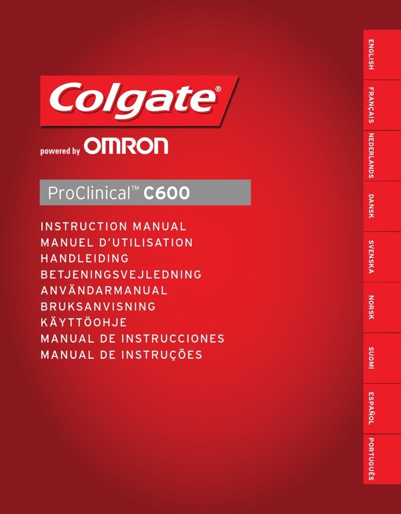 Omron Colgate ProClinical C600 User manual