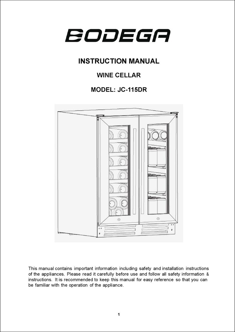 BODEGA JC-115DR instruction manual