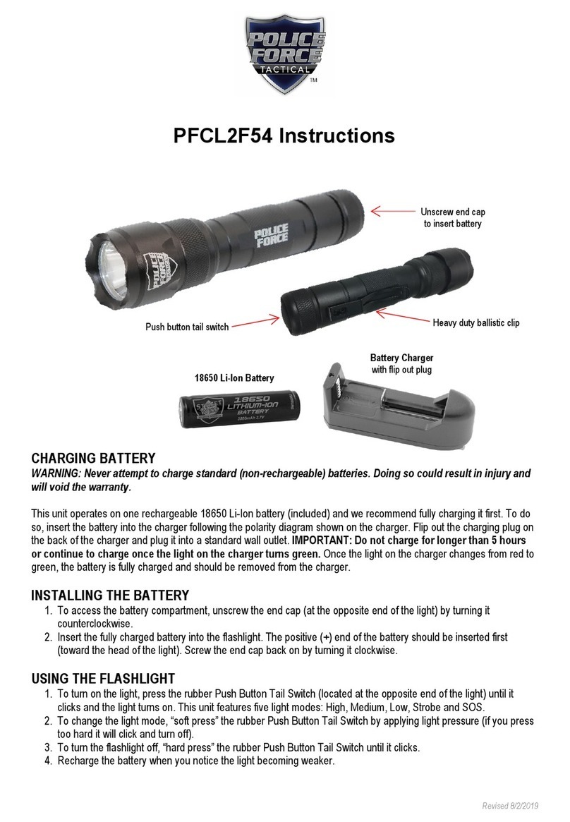 Police Force PFCL2F54 User manual