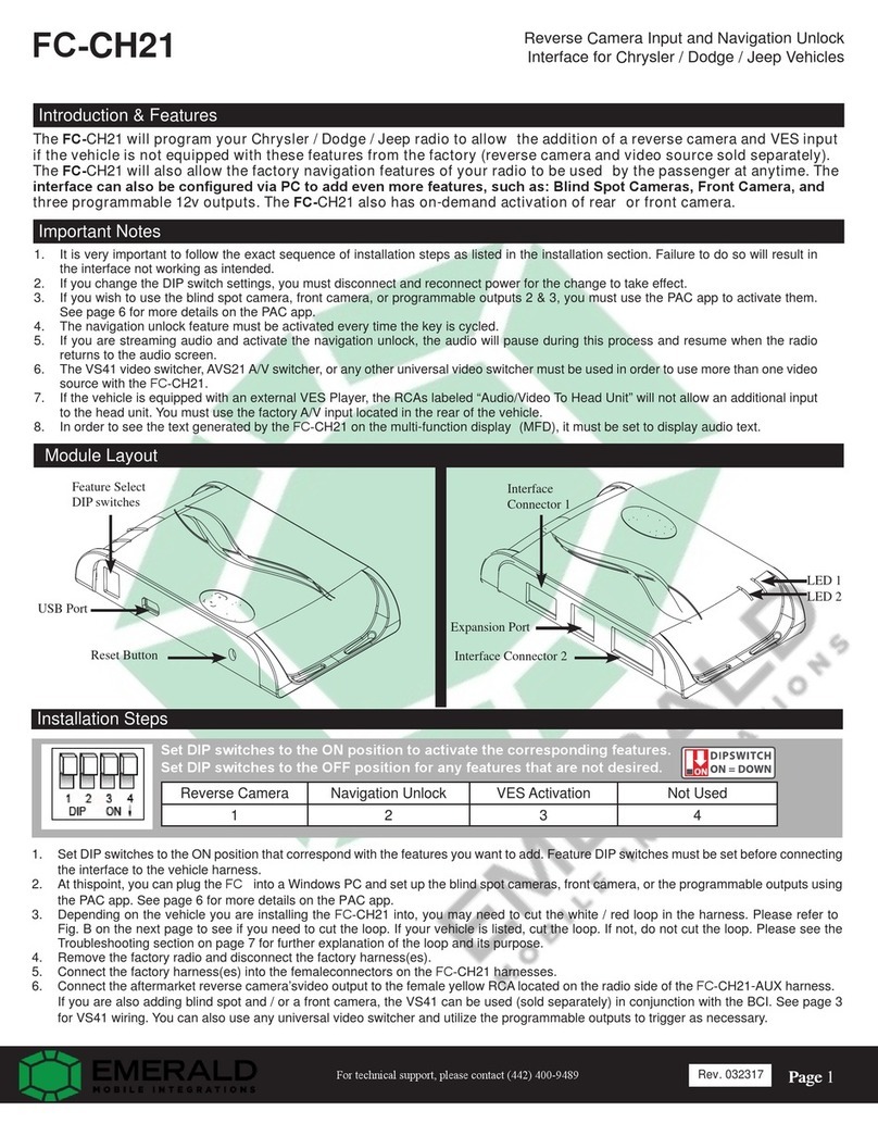 Emerald FC-CH21 manual