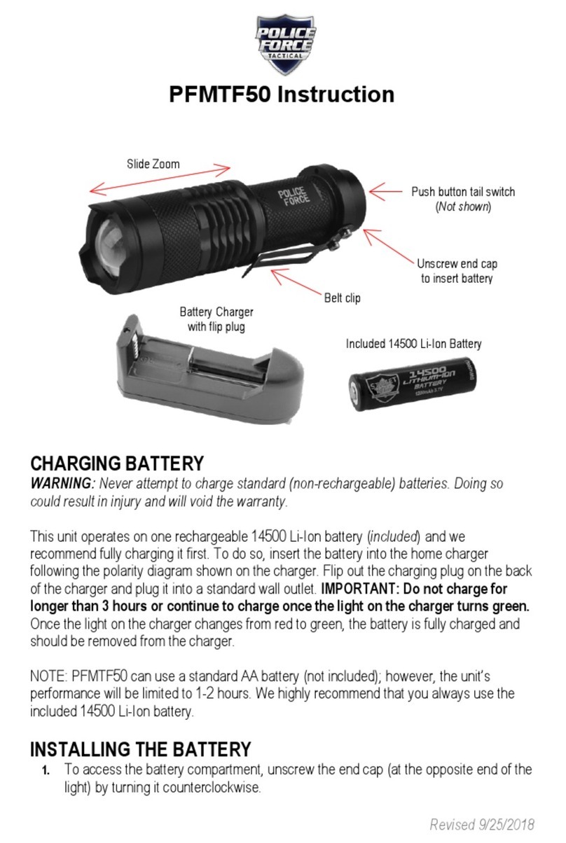 Police Force PFMTF50 User manual