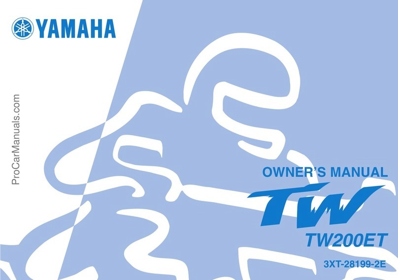 Yamaha TW200ET User manual