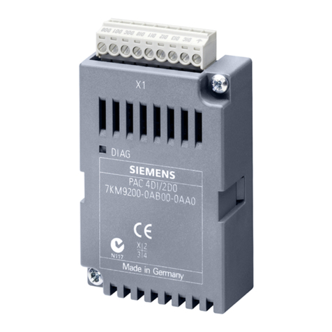 Siemens SENTRON 7KM PAC 4DI/2DO User manual Siemens SENTRON 7KM PAC 4DI/2DO User manual
