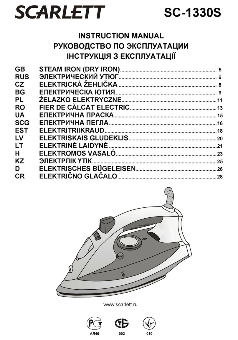 Scarlett SC-1330S instruction manual
