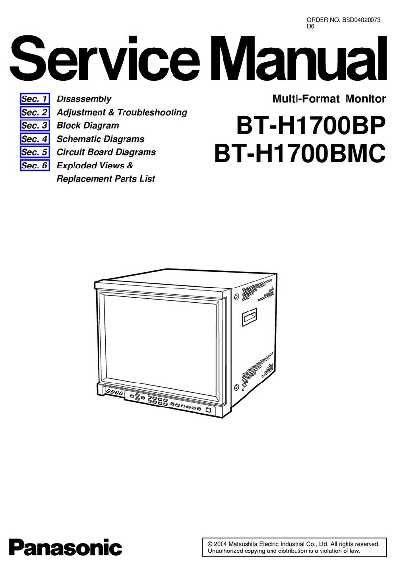 Panasonic BT-H1700BMC User manual