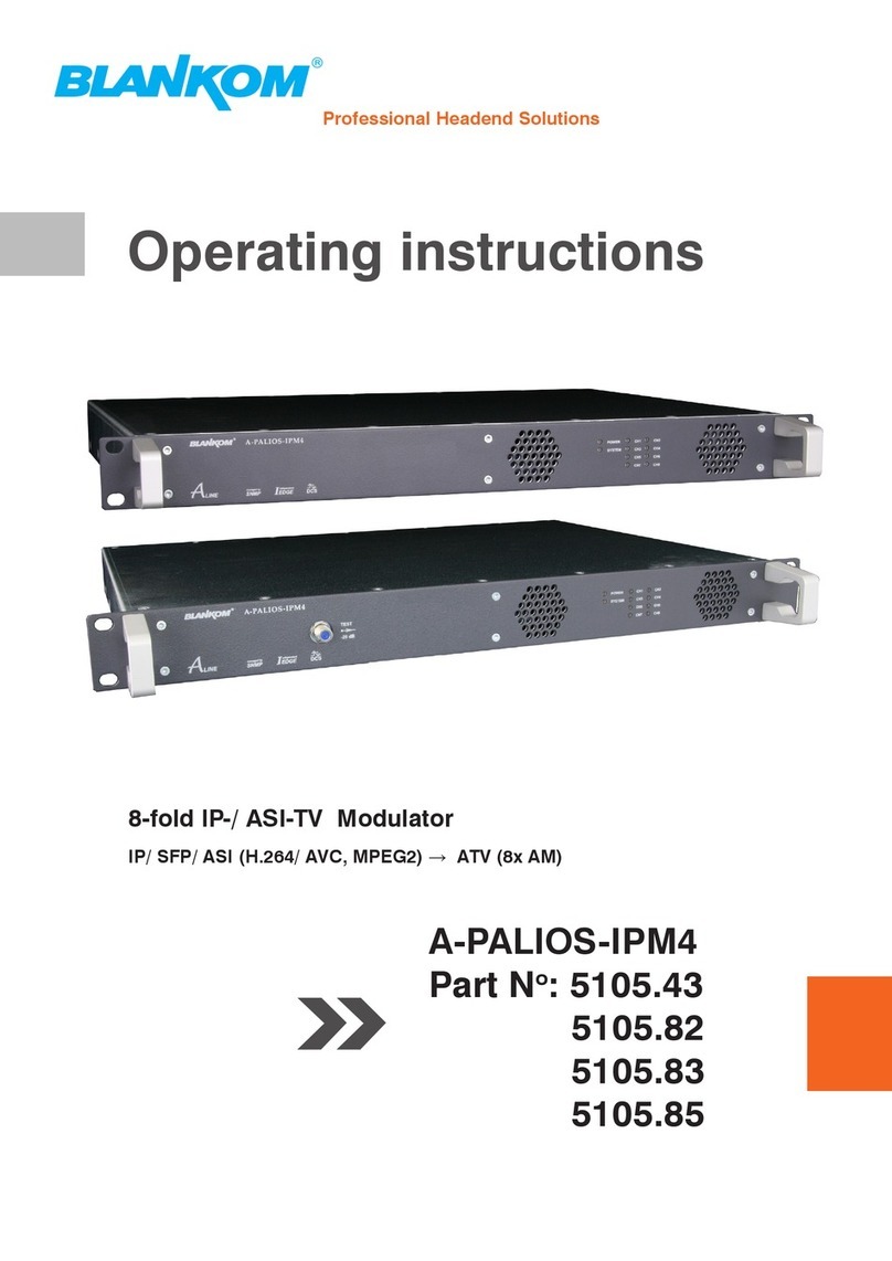 Blankom A-PALIOS-IPM4 User manual