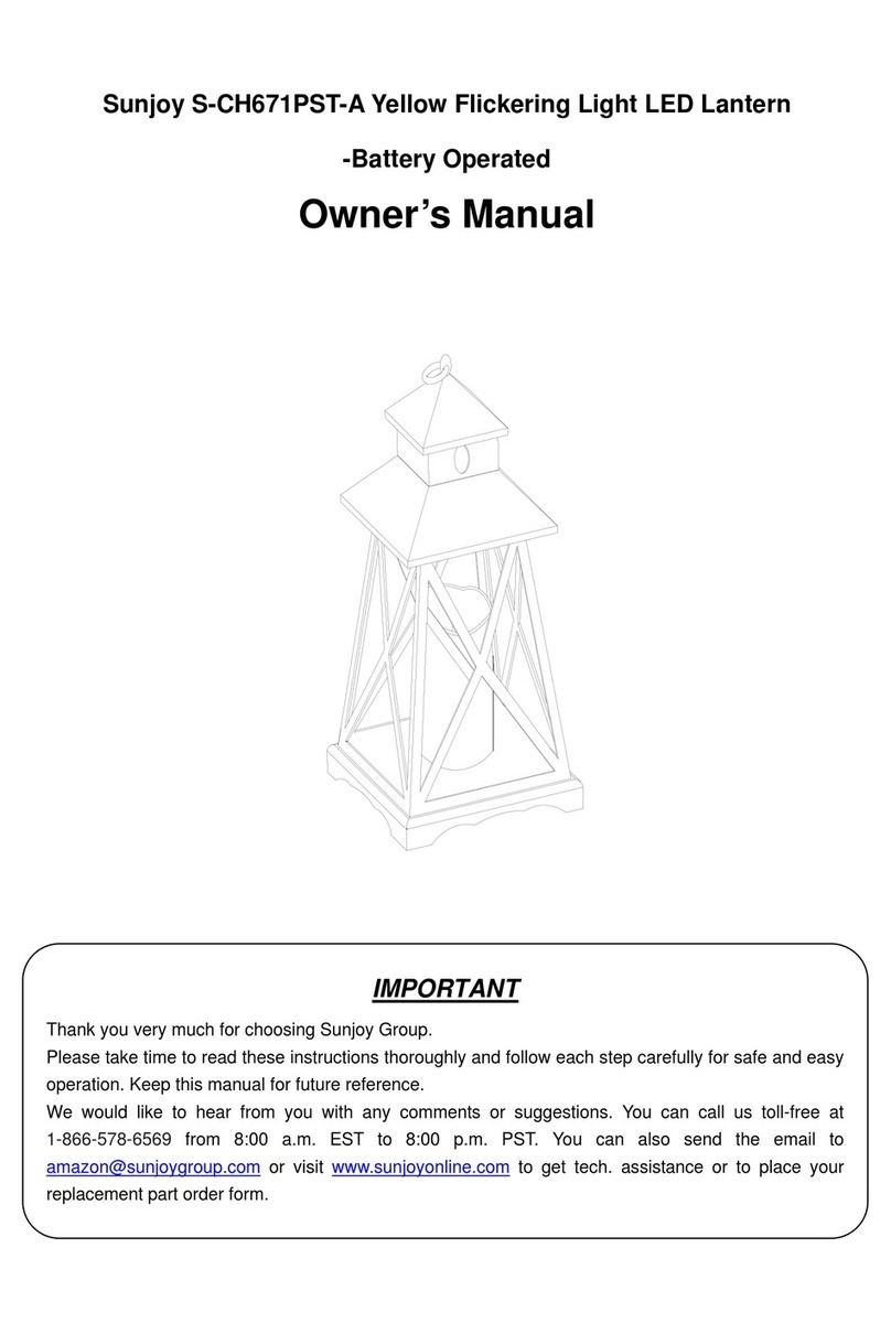 Sunjoy S-CH671PST-A owner's manual