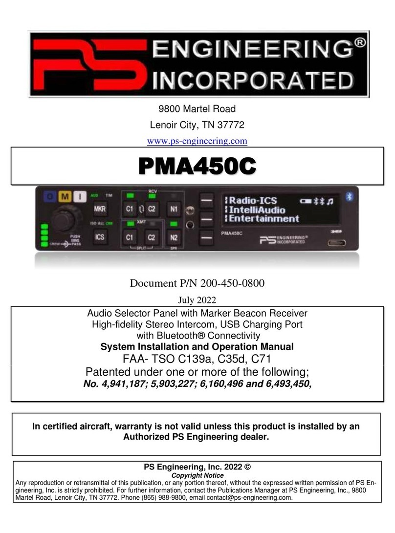 PS Engineering 050-450-0801 User manual