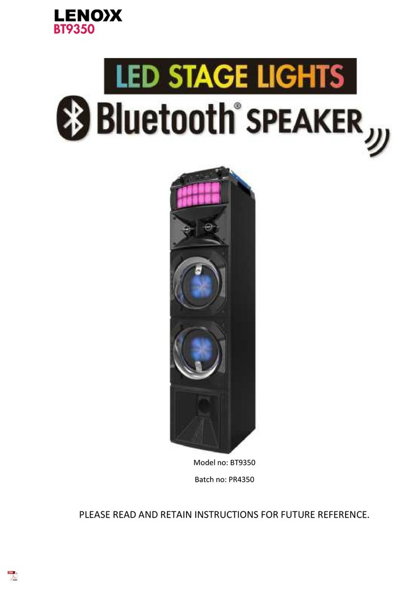 Lenoxx PR4350 instructions