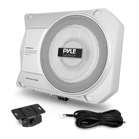 Pyle PLMRSBA10 User manual Pyle PLMRSBA10 User manual