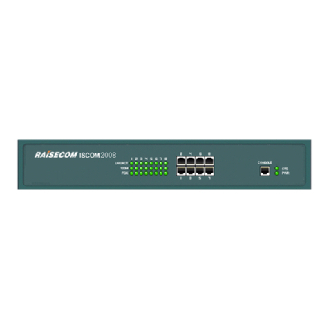 Raisecom ISCOM2008 user manual