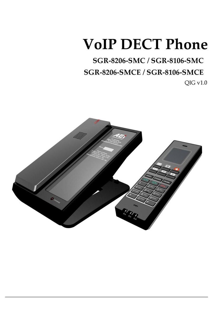 AEI COMMUNICATIONS SGR-8206-SMC manual