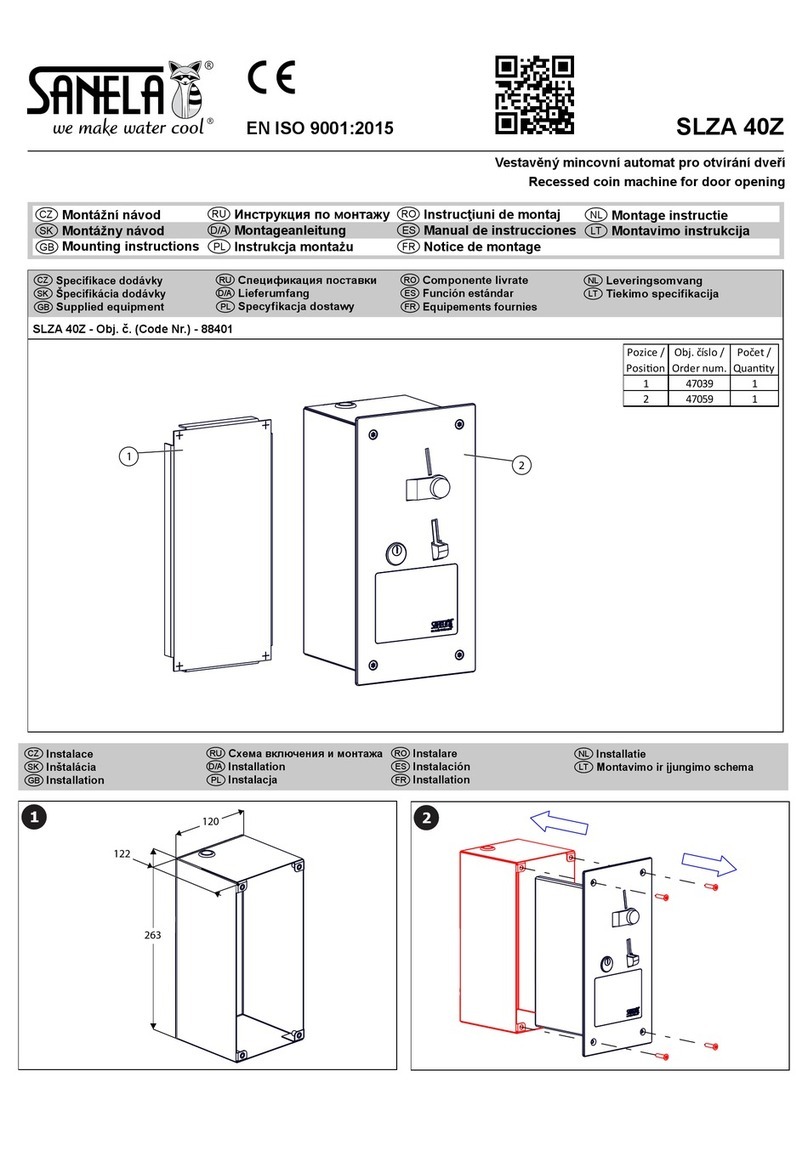 Sanela SLZA 40Z Mounting instructions Sanela SLZA 40Z Mounting instructions