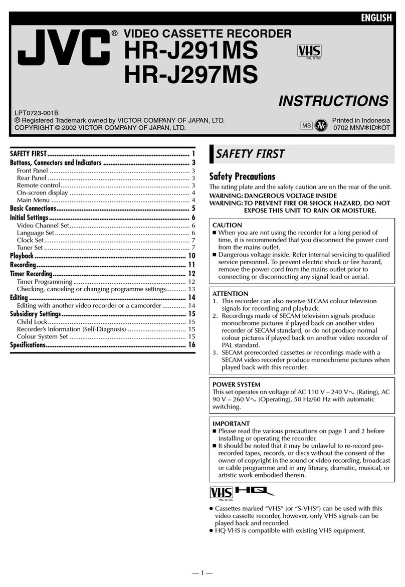 JVC HR-J291MS instructions