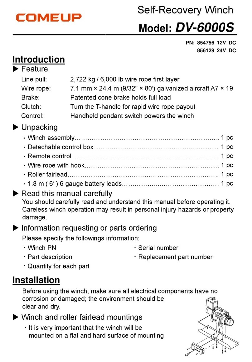 Comeup DV-6000S quick guide