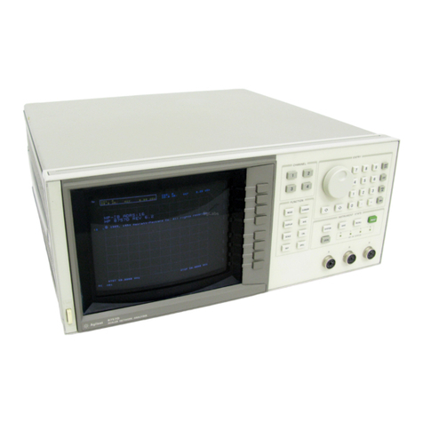 HP Agilent 8757D User manual