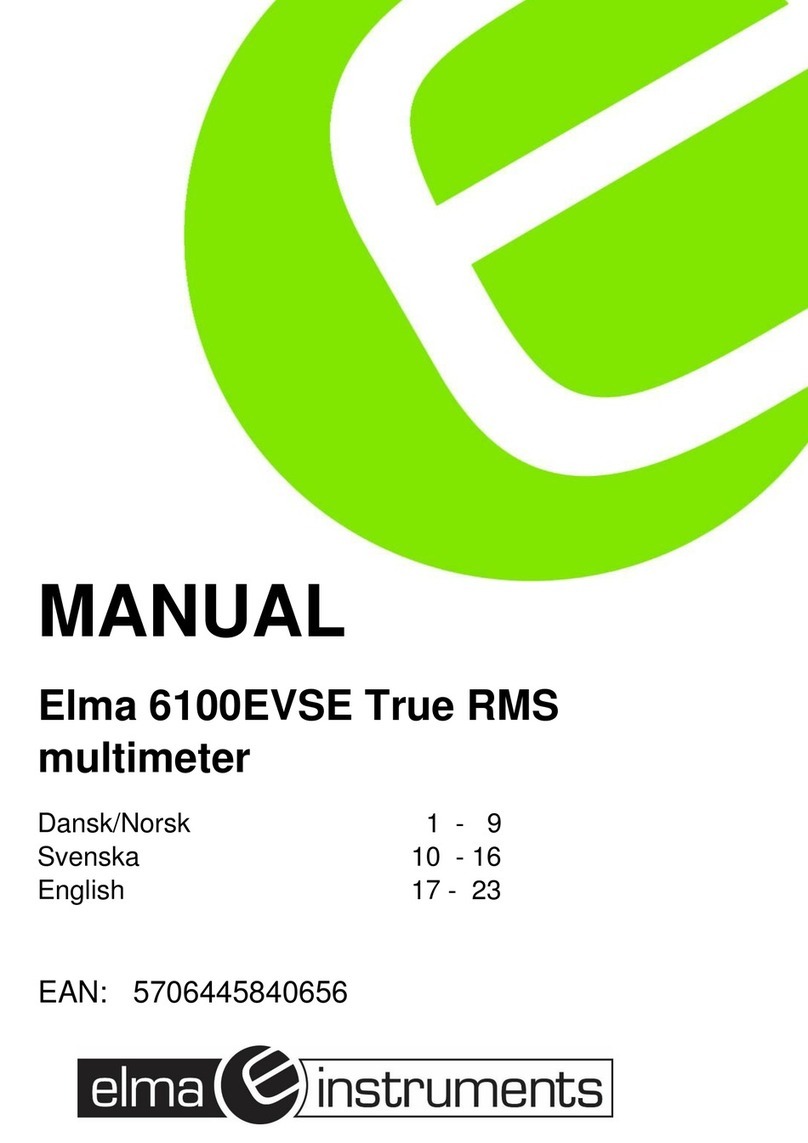 Elma Instruments 6100EVSE User manual