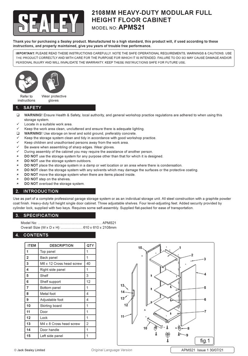 Sealey APMS21 User manual