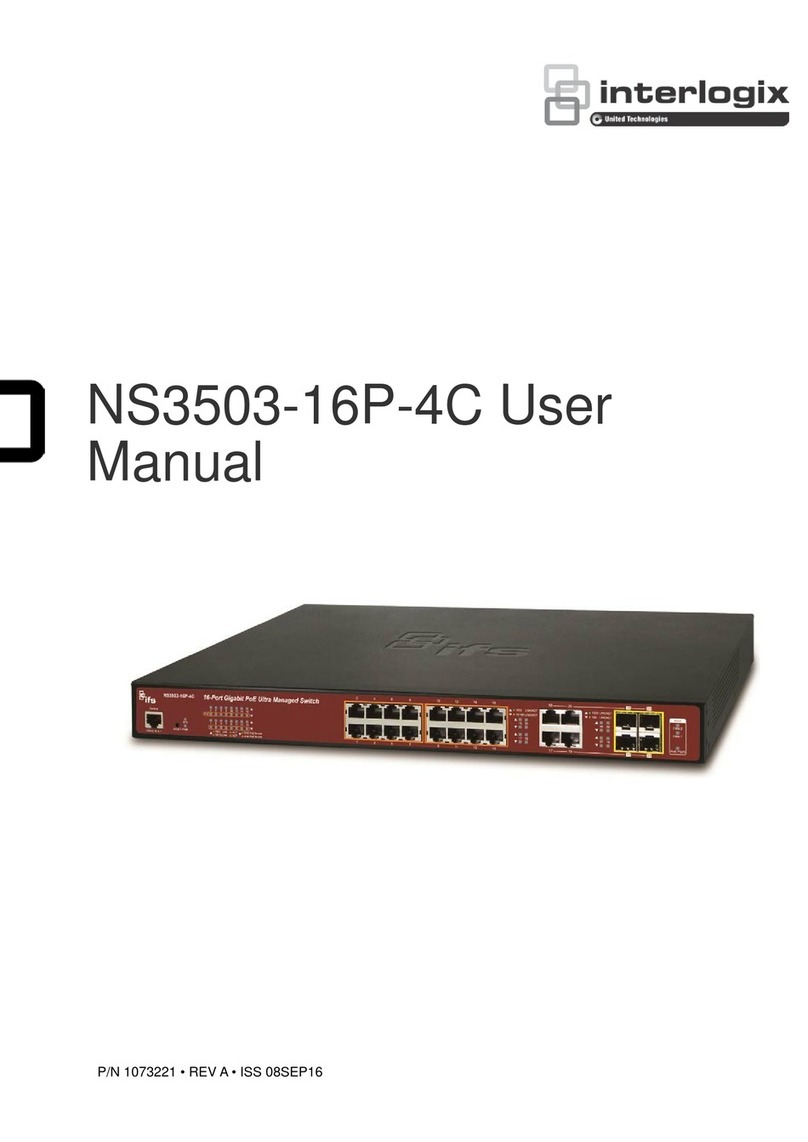 Interlogix NS3503-16P-4C User manual Interlogix NS3503-16P-4C User manual