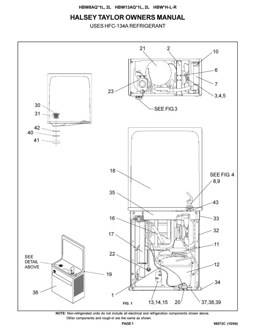 Halsey Taylor HBW8AQ 1L Series User manual