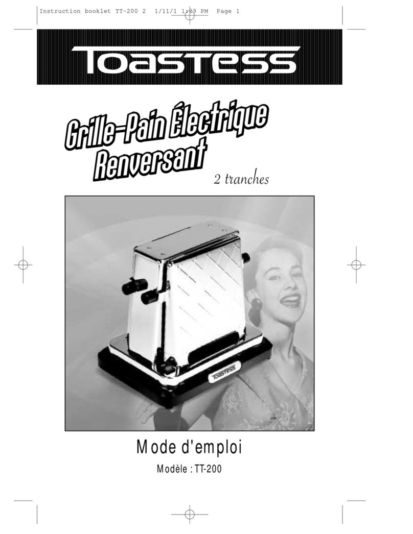 Toastess TT-200 Instruction booklet