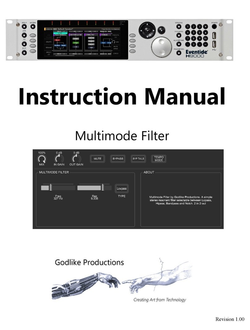 Godlike Eventide H9000 instruction manual