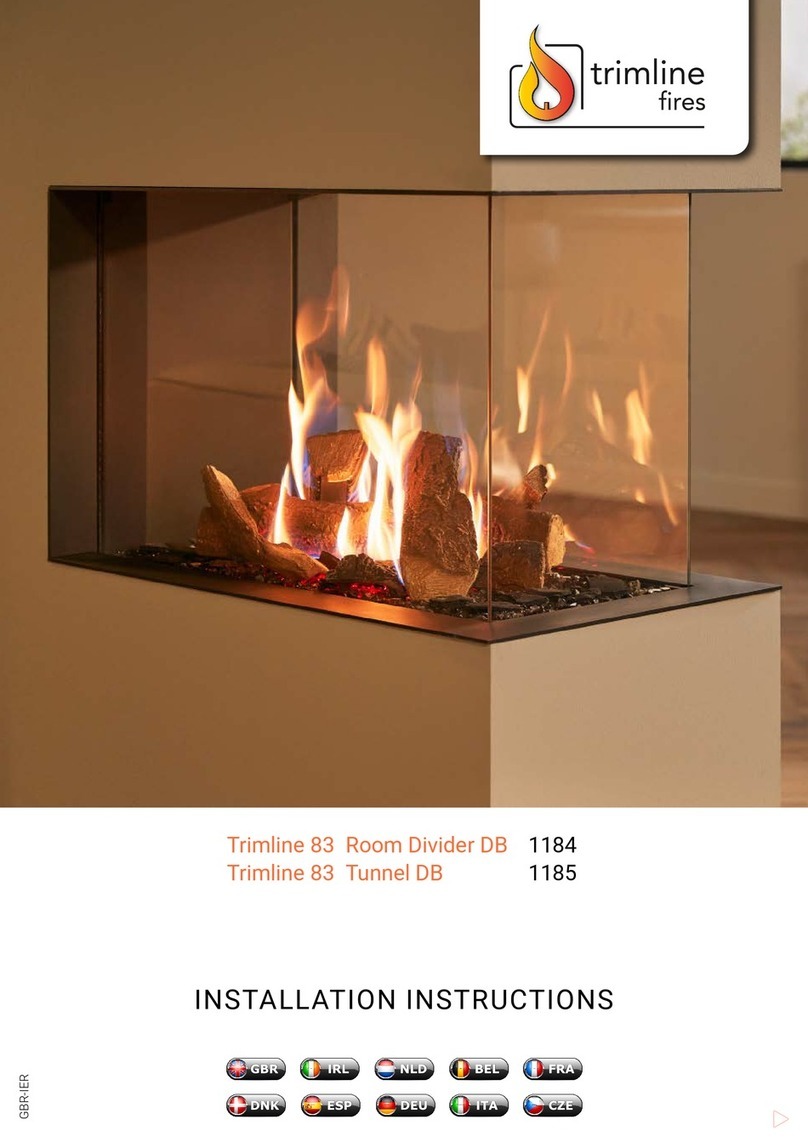 Trimline Fires 83 Room Divider DB installation instructions Trimline Fires 83 Room Divider DB installation instructions